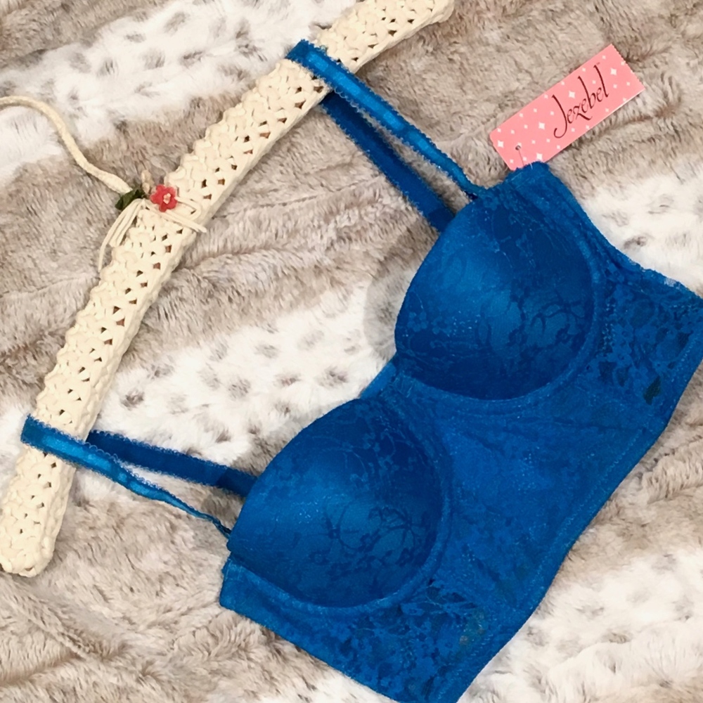 Brilliant Blue Longline Jezebel Bra